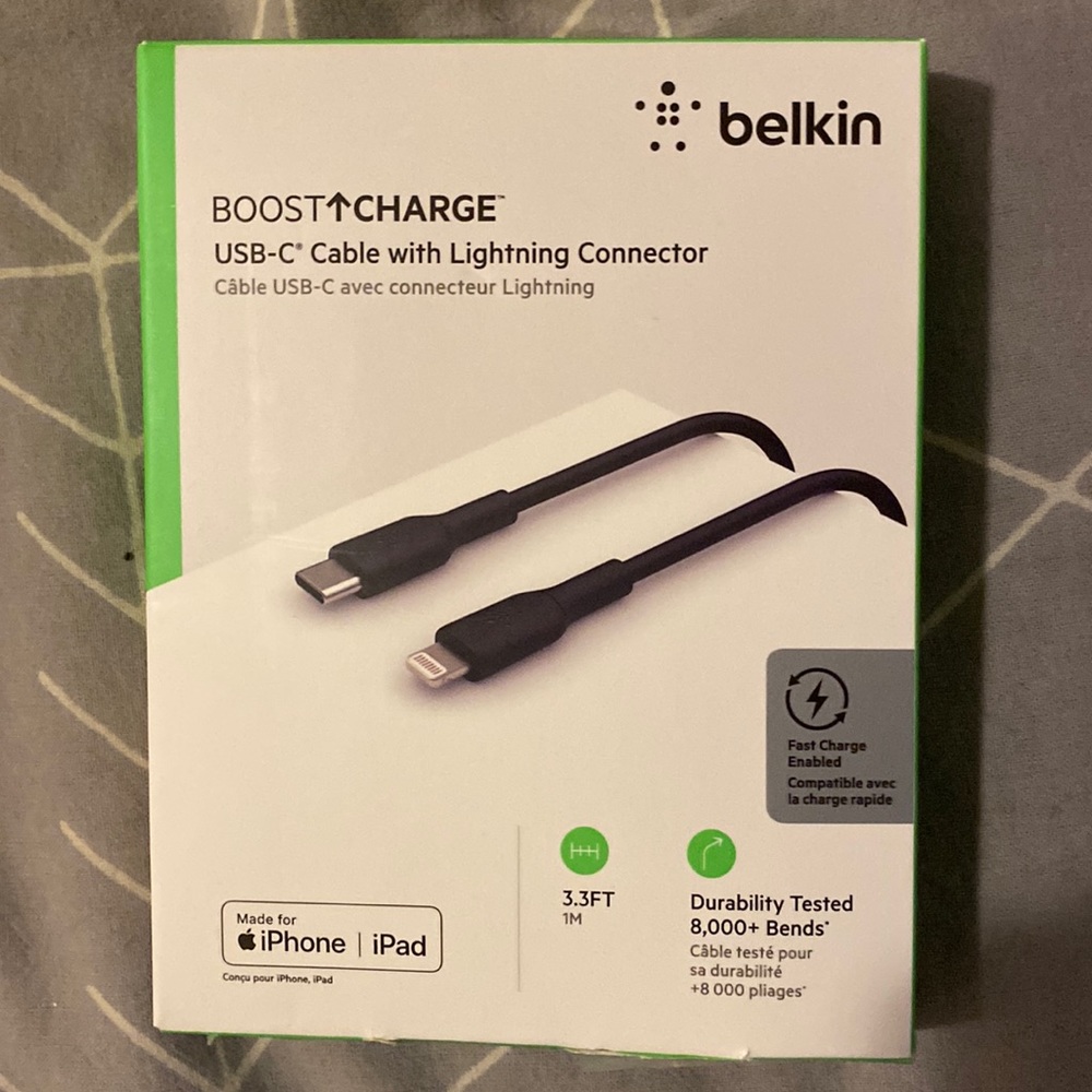 Belkin iPhone/USB-C Charging Cable